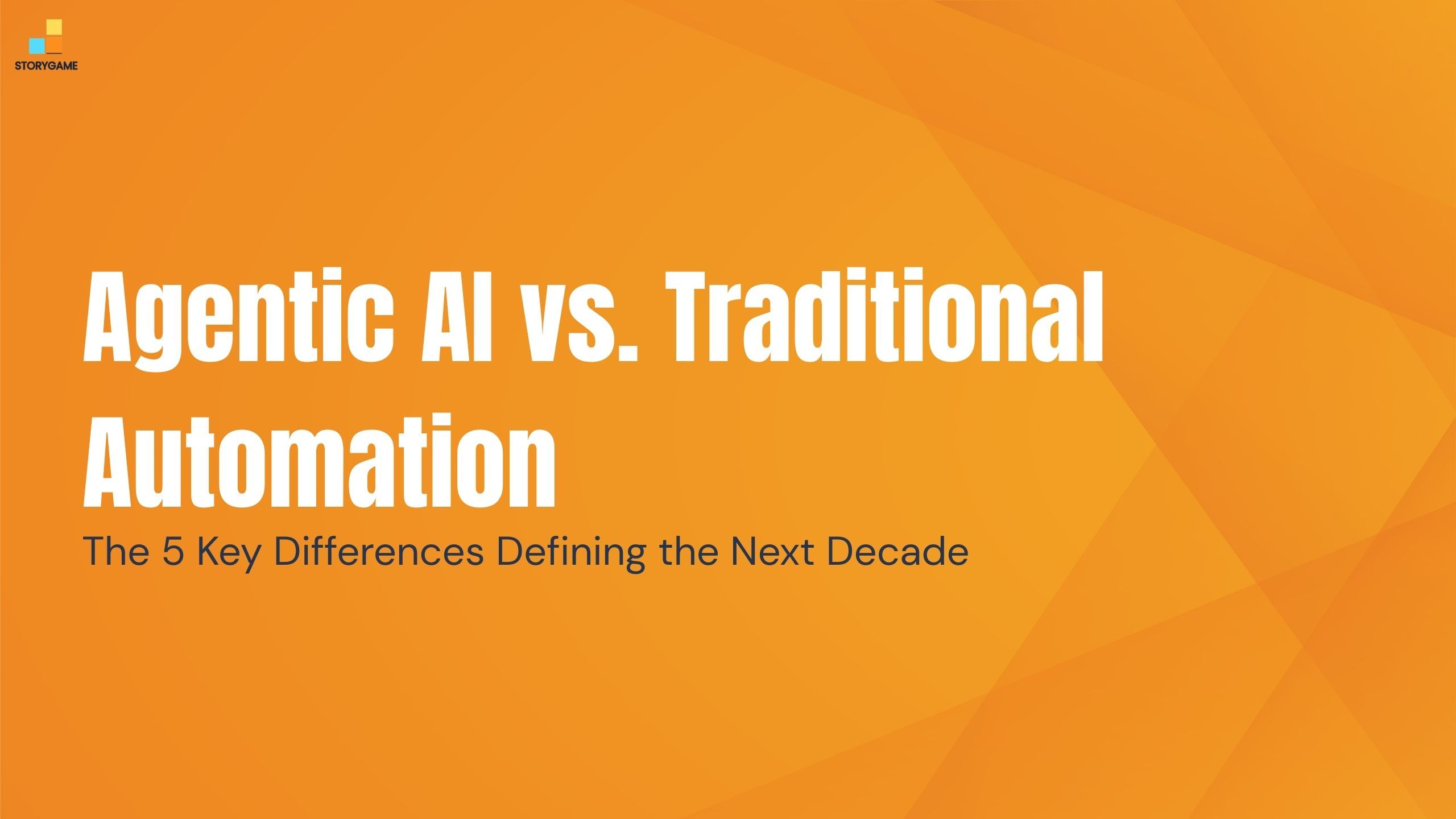 Agentic AI vs. Traditional Automation: The 5 Key Differences Defining ...